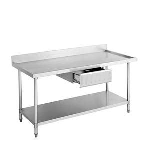 twcenter stainless steel|stainless work table with drawers.